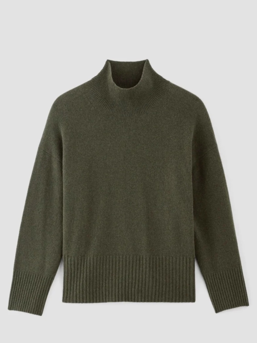 EVERLANE THE CASHMERE OVERSIZED TURTLENECK  size medium - Picture 2 of 13